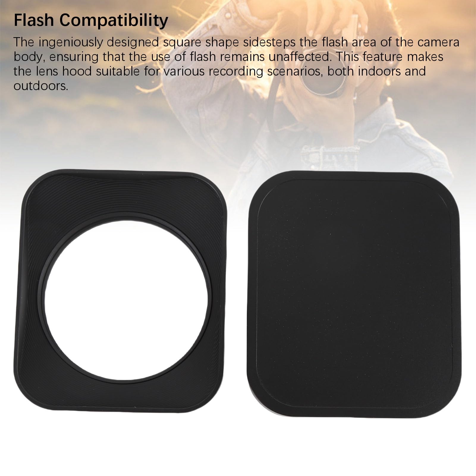 CHICIRIS Paralume per Obiettivo della Fotocamera Robusta Struttura in Lega di Alluminio Migliore qualità Fotografica 1 unità (52 mm)