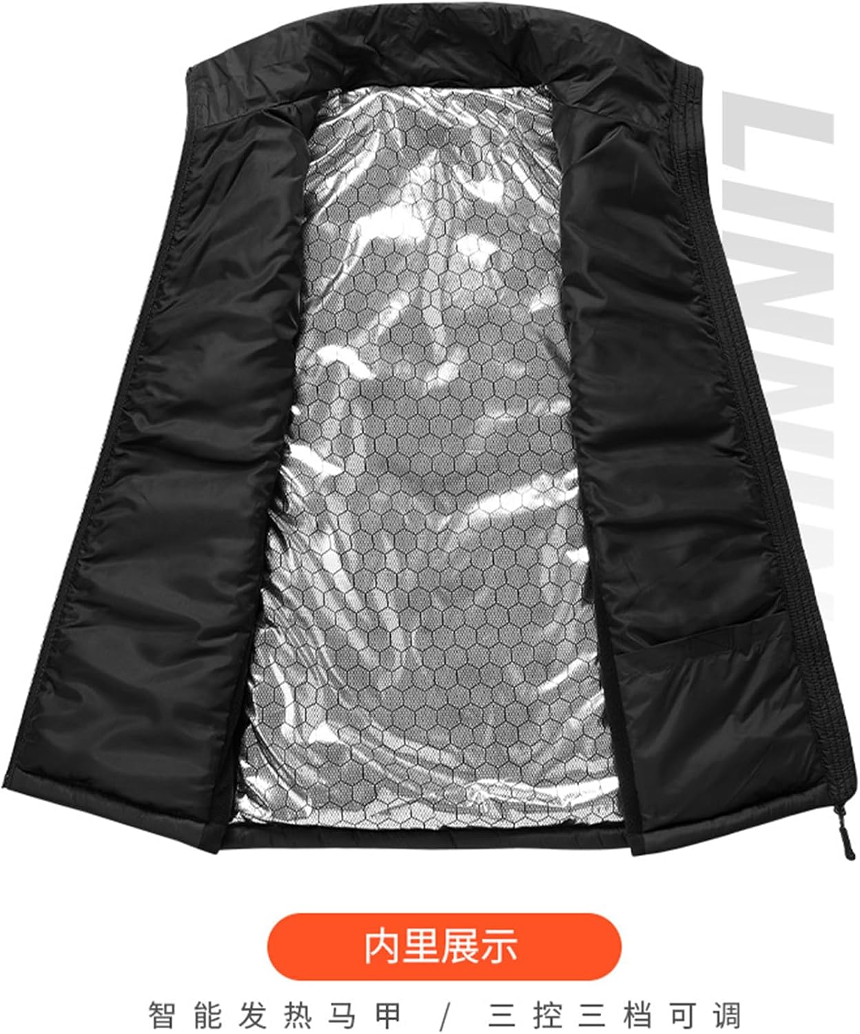 Mens Womens Heated Vest Zip Cardigan Quilted Soft Shell Heated Jacket Sleeveless Winter Warming Warm Heating Coat 2025