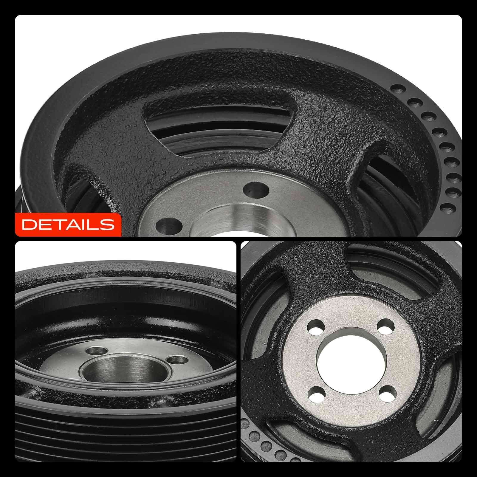 Frankberg Puleggia albero motore 55182506 | Compatibile con: Qubo 225, Doblo Box/MPV 223, Linea 110 323, Doblo MPV 119 223, Siena 172 178 372, Fiorino Box/MPV 225