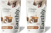 Vista 14 de Earthly Pill Buddy Naturals – PB & Honey Receta píldora oculta golosinas para perros – Haz un bolsillo o bolsa perfecta para ocultar píldoras
