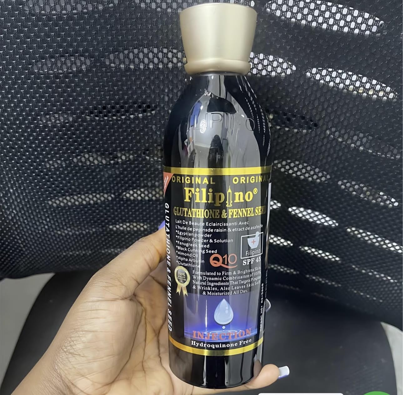 filipino glutathione Filipino Injection Glutathione & Fennel Seed Super Whitening Lotion with  Q10, Hydroquinone Free, 500ml : Amazon.co.uk: Beauty