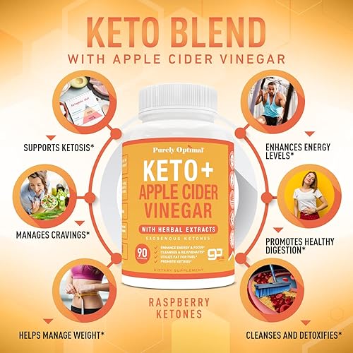 Miniatura 4 de Píldoras premium Keto  vinagre de sidra de manzana  Promueve la cetosis aumenta la energía y el enfoque apoya el metabolismo controla los antojos