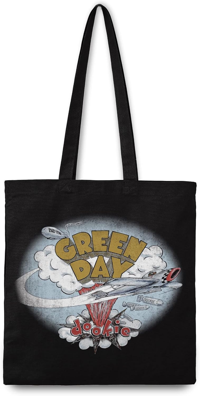 Green Day Dookie Unisex Shoulder Bag Multicoloured Band Merch, Bands, Music