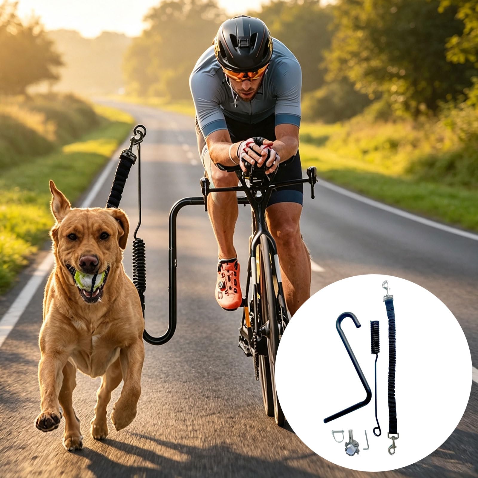 Montierte Trainingsleine für Hunde