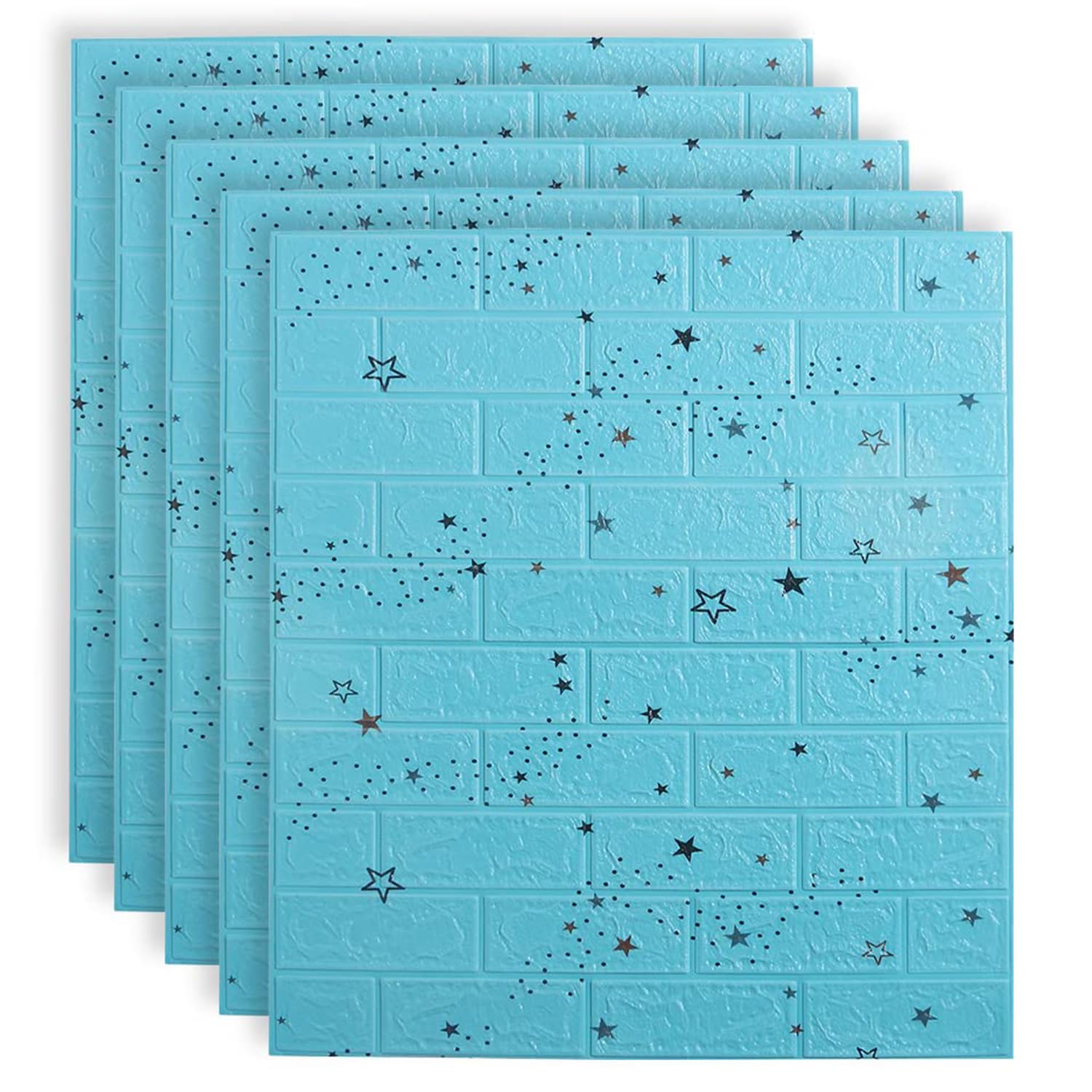 Kuber Industries Foam Brick Pattern 3D Wallpaper for Walls|Soft PE Foam|Easy to Peel, Stick & Remove DIY Wallpaper|Suitable on All Walls|Pack of 5 Sheets,70 cm X 77 cm (B0CJ5DQ477) Amazon Price History, Amazon Price Tracker
