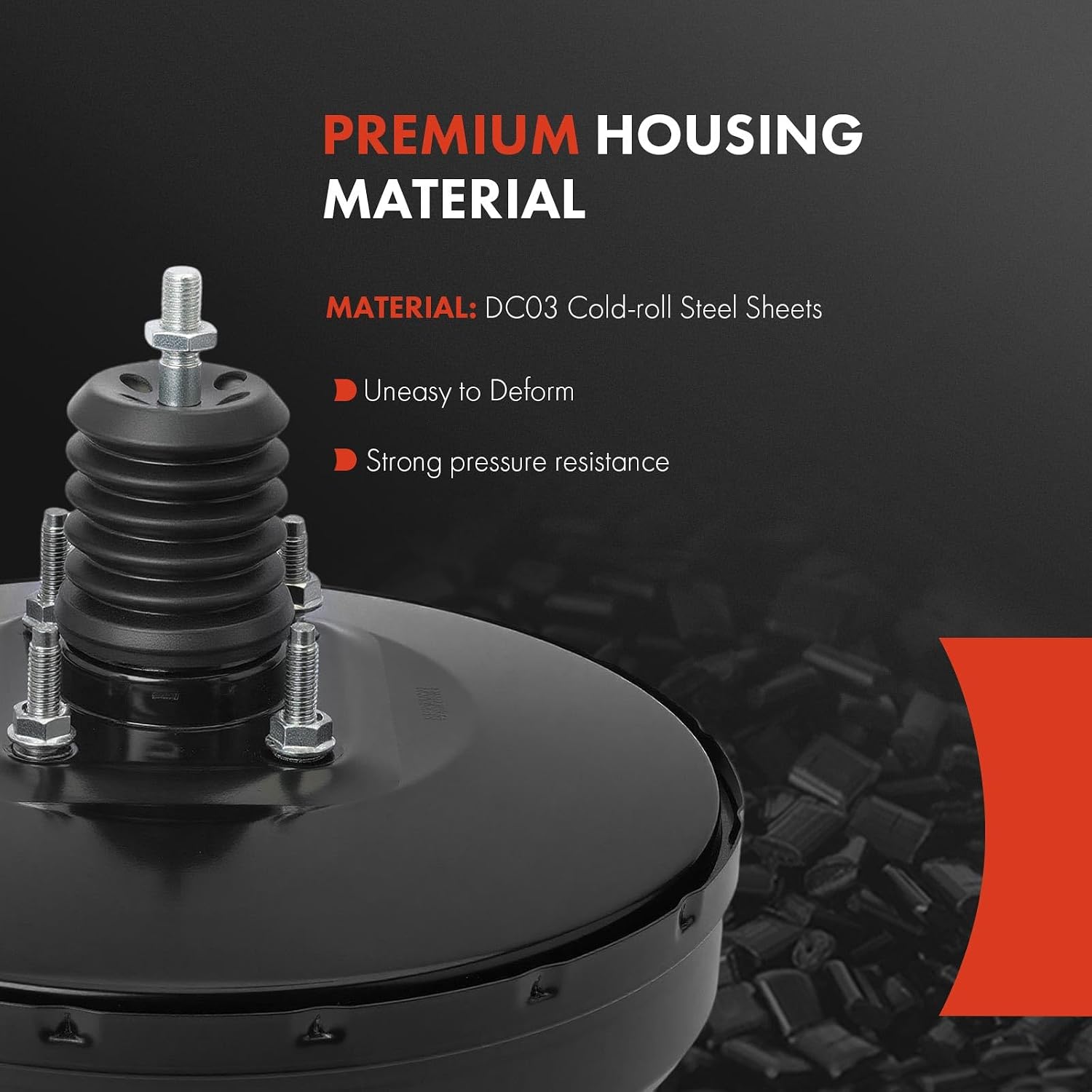 A-Premium Vacuum Power Brake Booster Without Sensor Compatible with Hyundai & Kia Models - Sonata 2015-2018 L4 2.0L, Sonata 2019 L4 1.6L, Optima 2016-2020 L4 1.6L/2.0L, Without Master Cylinder