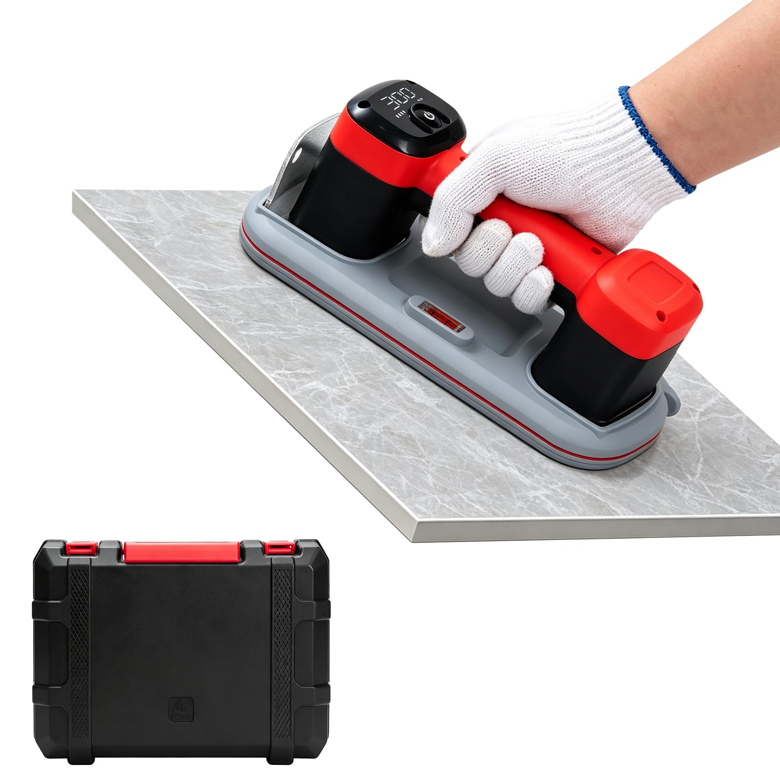 Ventouse Carrelage Vitre, 300 kg Force d'Adhérence