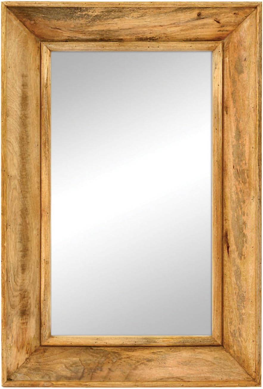 Mirrors, Glenda Wall Mirror, Natural, Wall Mirrors