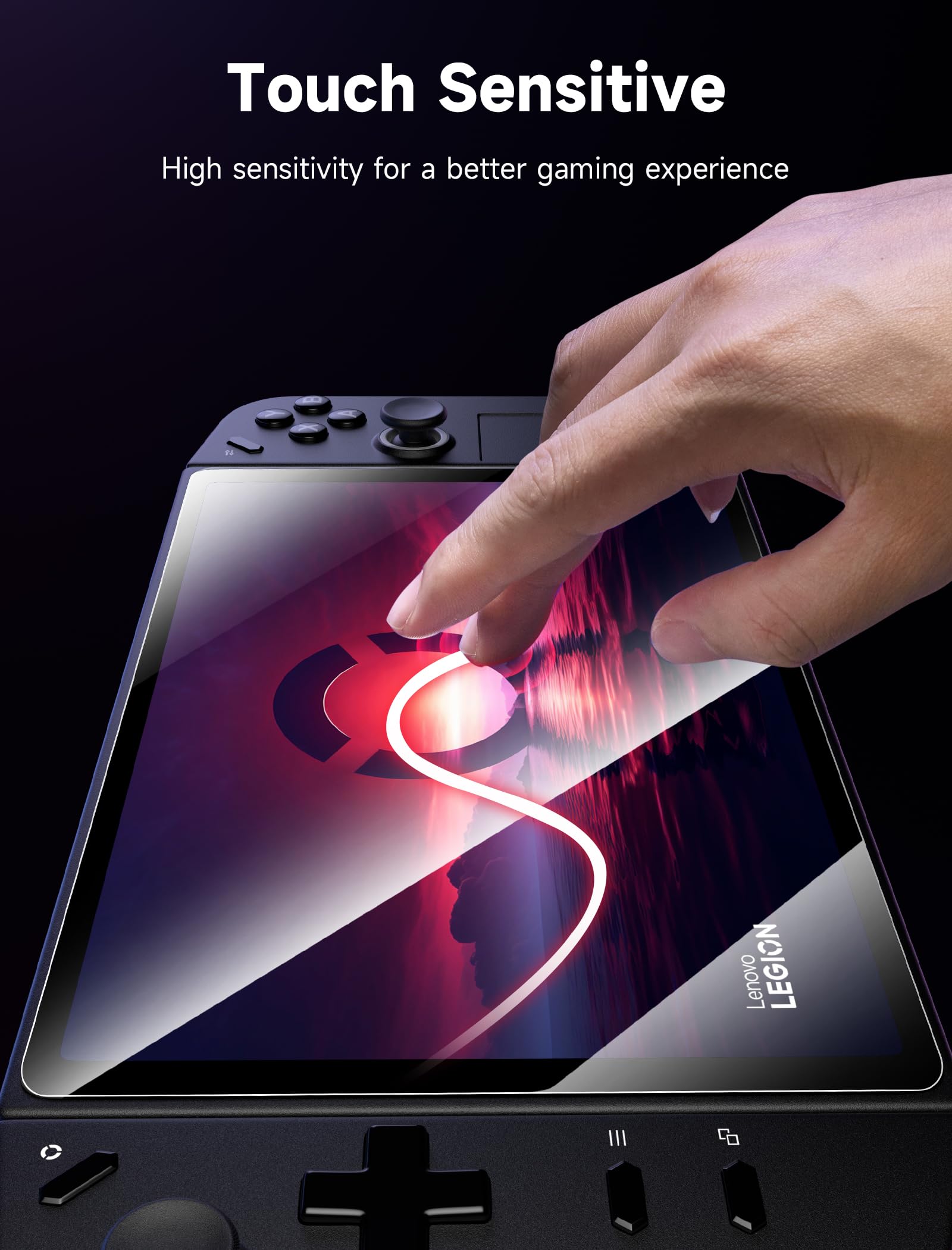 Protection écran JSAUX Pour Steam Deck LCD – Verre Trempé – Ultra Clair – Dureté 9H