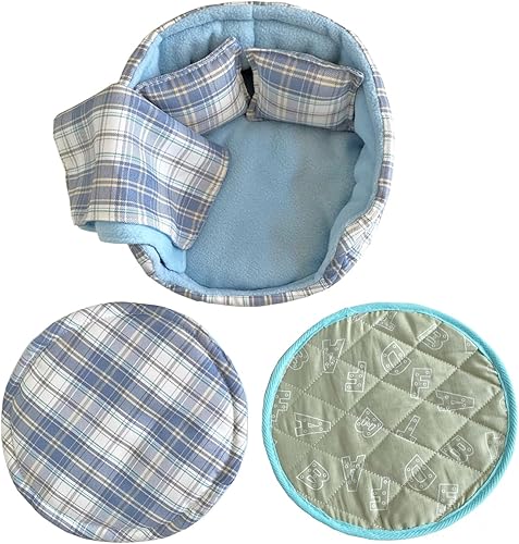 Miniatura 4 de Hedgehog - Saco de cama para acurrucarse, manta cálida de forro polar, acogedora ropa de cama para dormir, cojín para animales pequeños, ardilla,