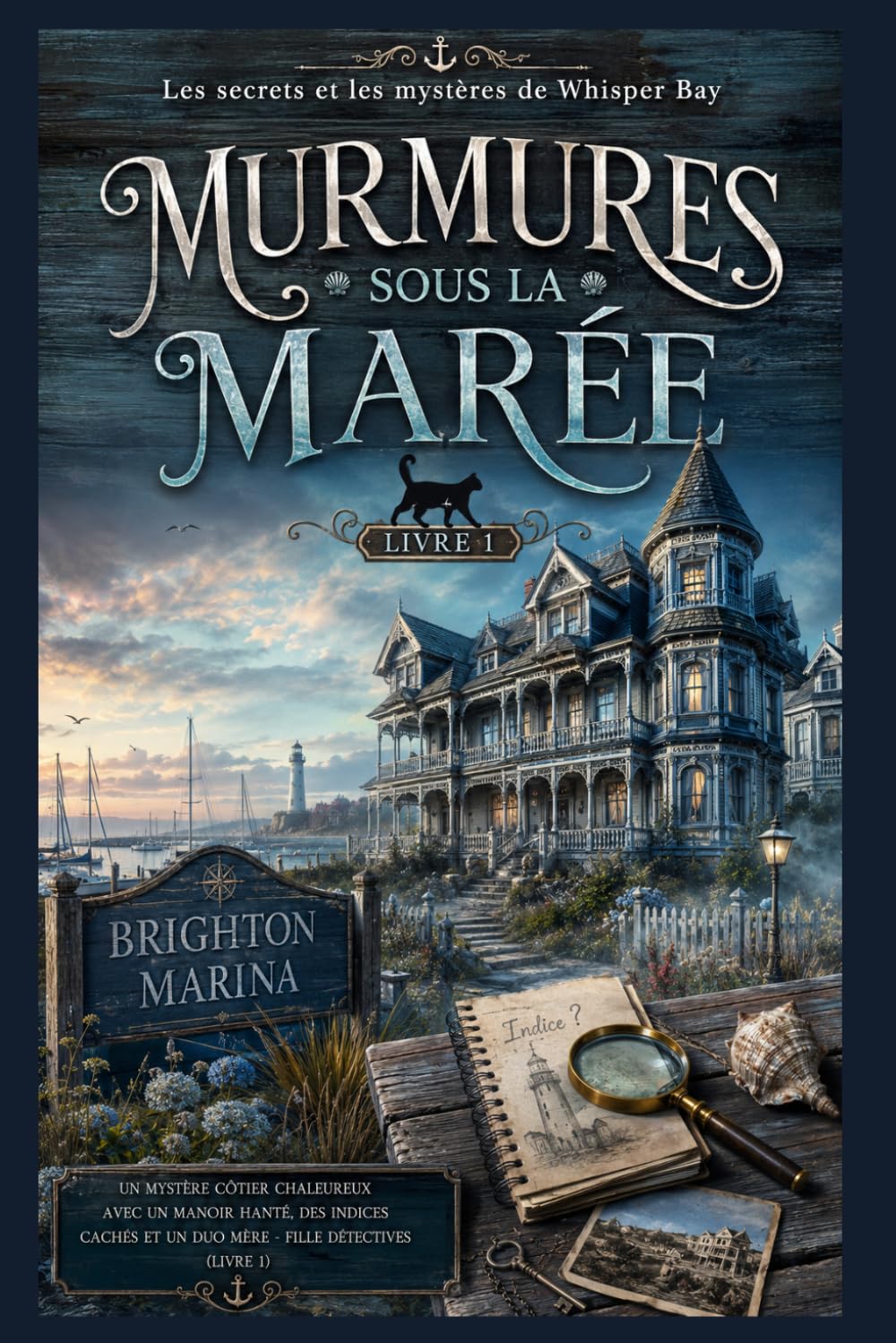 Murmures sous la marée: Un mystère côtier chaleureux avec un manoir hanté, des indices cachés et un duo mère -fille détectives (Livre 1) (Les secrets et les mystères de Whisper Bay)