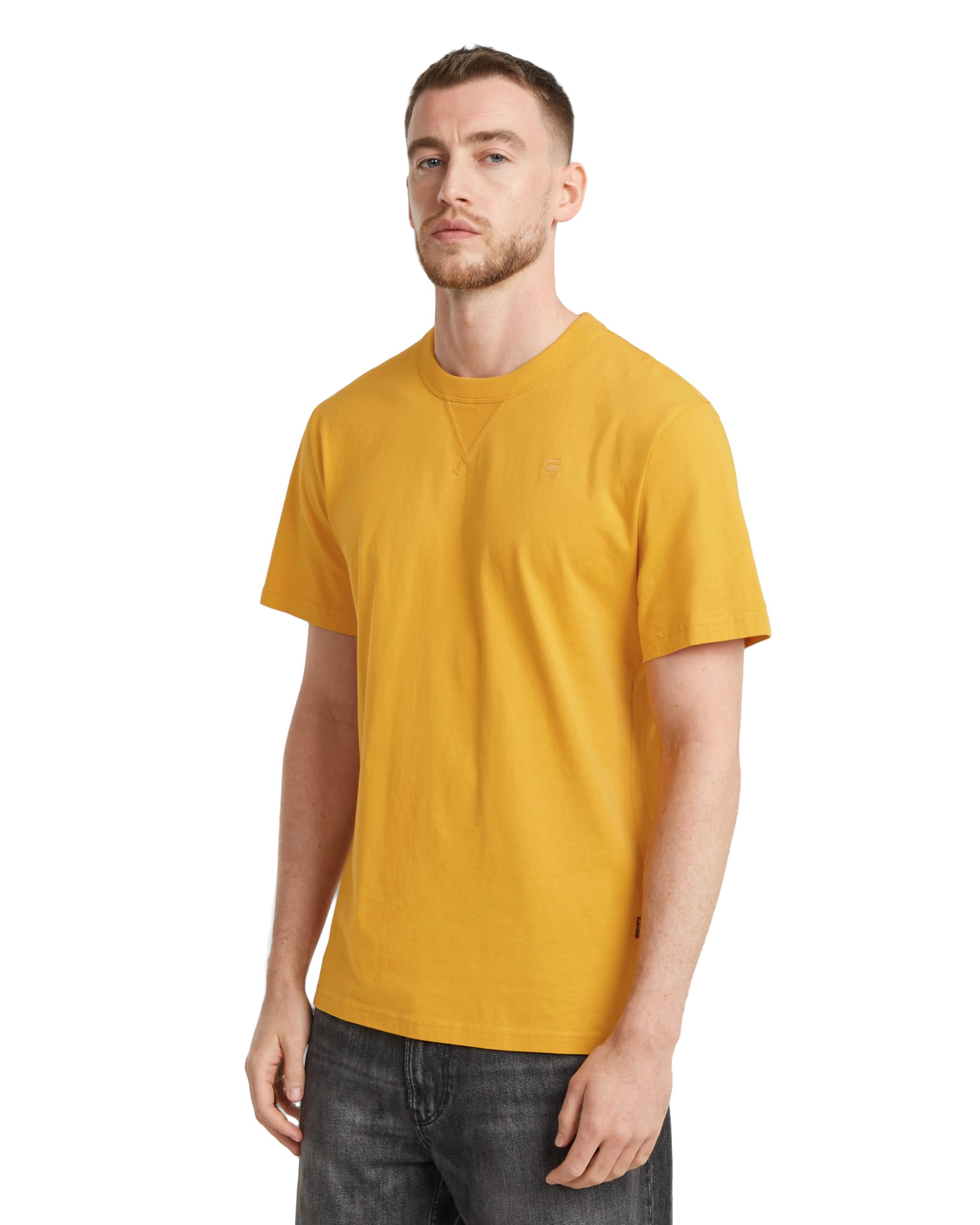G-Star RAW Herren Nifous T-Shirt, Gelb (dk Spice D24449-336-8171), S