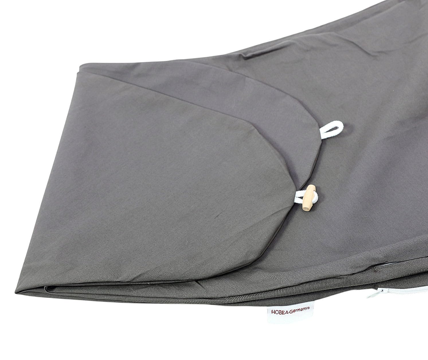 HOBEA-Germany Funda de Almohada de Lactancia para Cojines de Lactancia 190cm diseños (Muselina Topo) — view 90