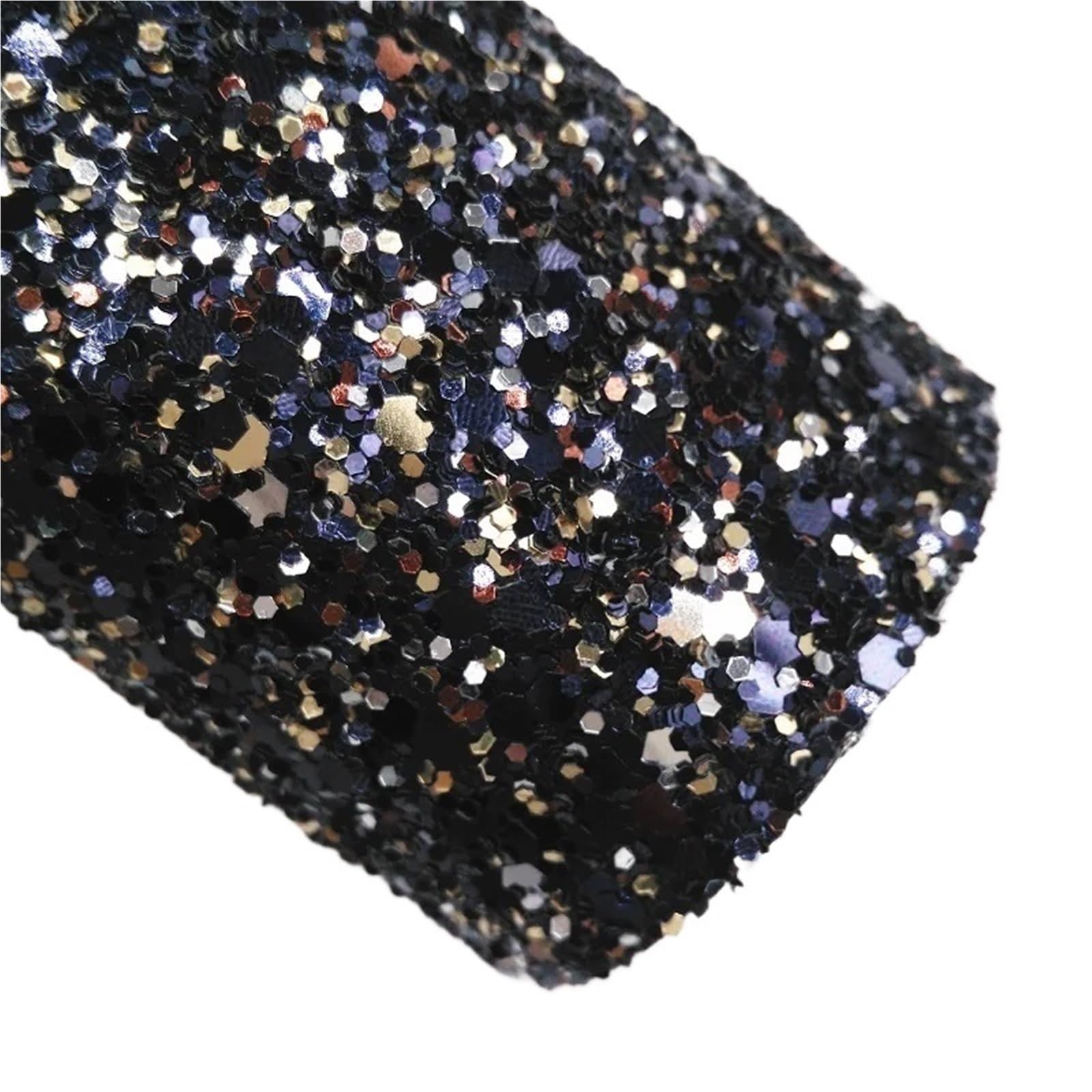 Sparkle PU Leather Fabric 30X134CM Mini Roll Chunky Glitter Leather Sheets Faux Vinyl Synthetic Fabric for Bows Craft DIY