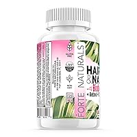 Vista 3 de Gomitas de biotina para el crecimiento del cabello para mujeres, vitaminas para la piel y las uñas, 5000 mcg de biotina, fabricadas en Estados