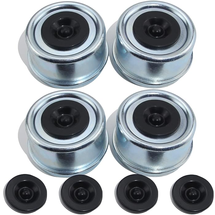 Buy iBroPrat 4PCS 2.44" Trailer Hub Cap,Trailer Axle Bearing Dust Cap
