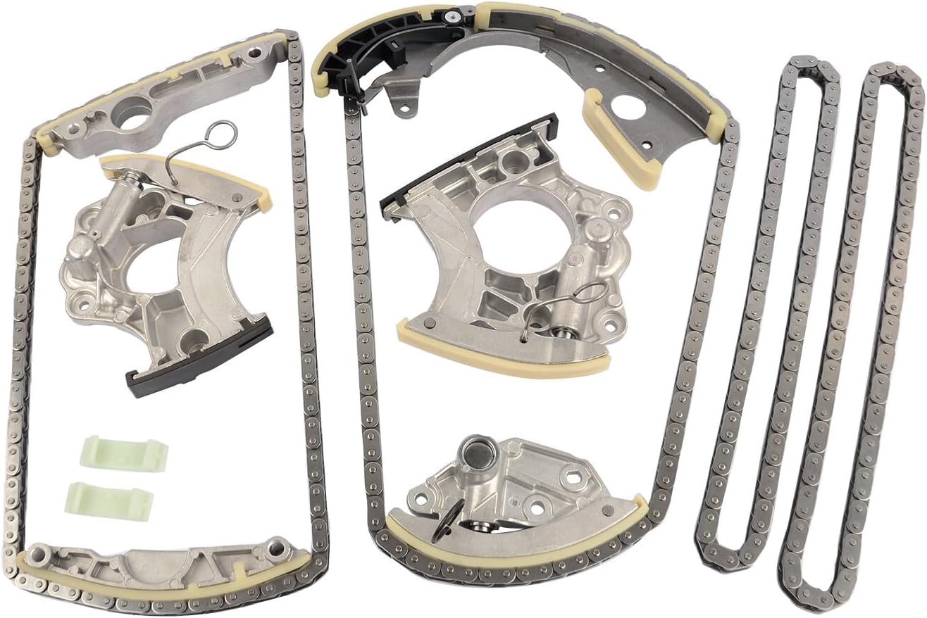 3.0T Engine Timing Chain Kit Fits for Audi A4 A5 A6 A7 A8 Quattro Q5 Q7, for VW Touareg, for Porsche Cayenne 92A Panamera 970 3.0L Supercharged OE 06E109217Q 06E109218T