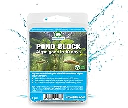vdvelde.com - Pond Block - - Verbrauch: 1 Block pro 1.000 L- Algenfrei in 10 Tagen- Beratung: mit Bacta Clear kombinieren