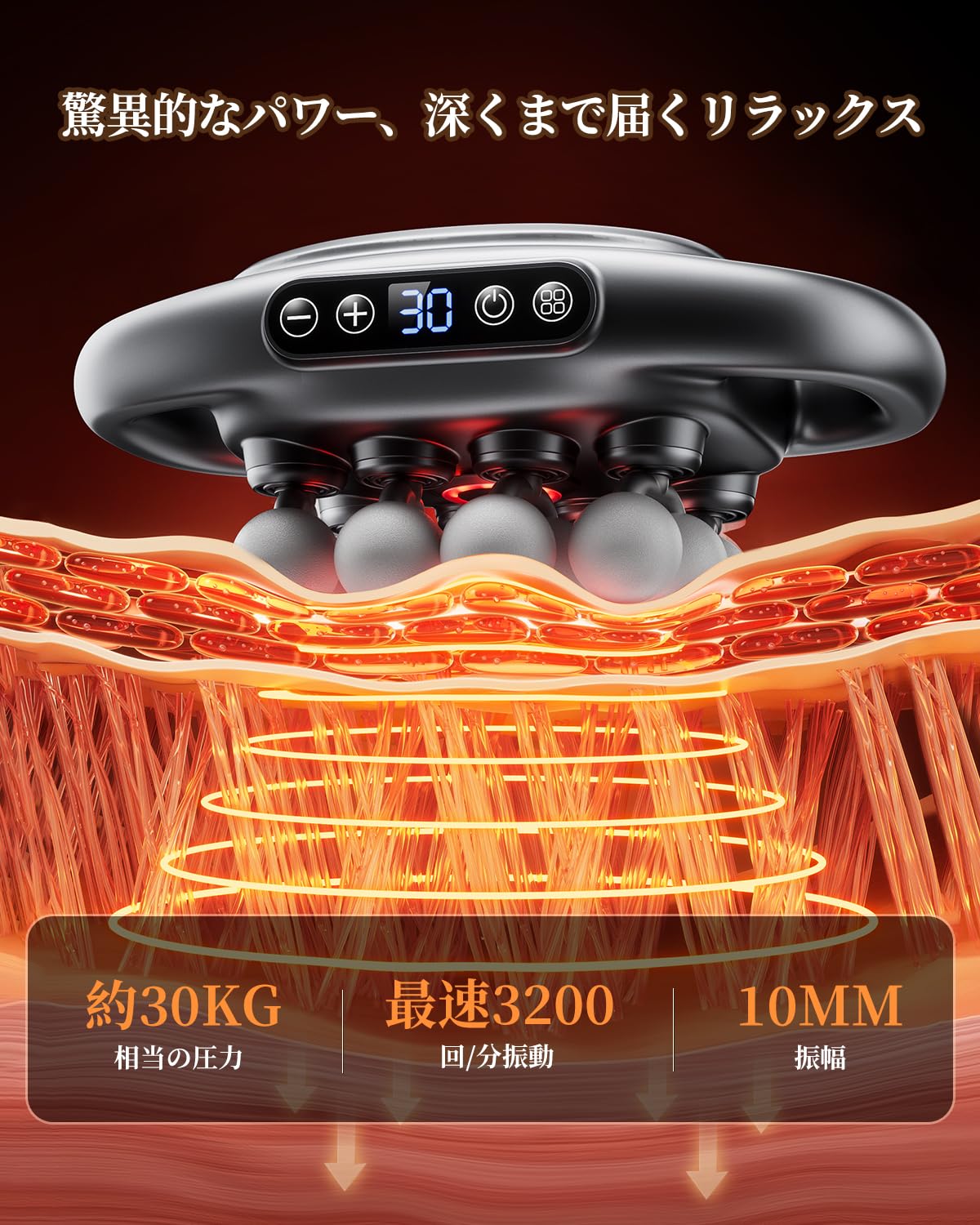 Amazon | 筋膜リリースガン Lyword【業界初1つで16つ相当·ハンズフリー