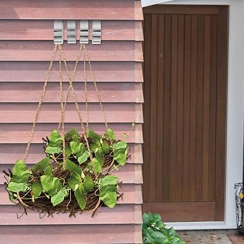 ABOOFAN Outdoor Side Hooks Vinyl Siding Hooks for Hanging No Drill Required Heavy Duty Siding Hangers 1 Set