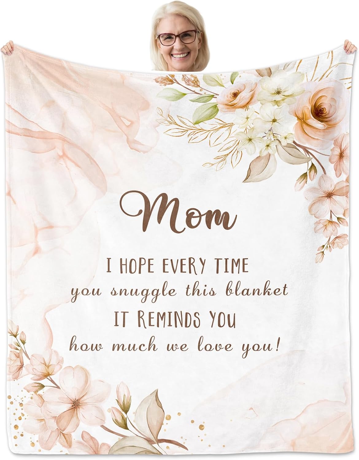 Mom Gifts from Daughters, Gifts for Mom from Son, Birthday Gifts for Mom Blanket 60″x 50″, Mom Gift Ideas for Mothers Day Christmas Mom Gifts from Daughters, Gifts for Mom from Son, Birthday Gifts for Mom Blanket 60″x 50″, Mom Gift Ideas for Mothers Day Christmas