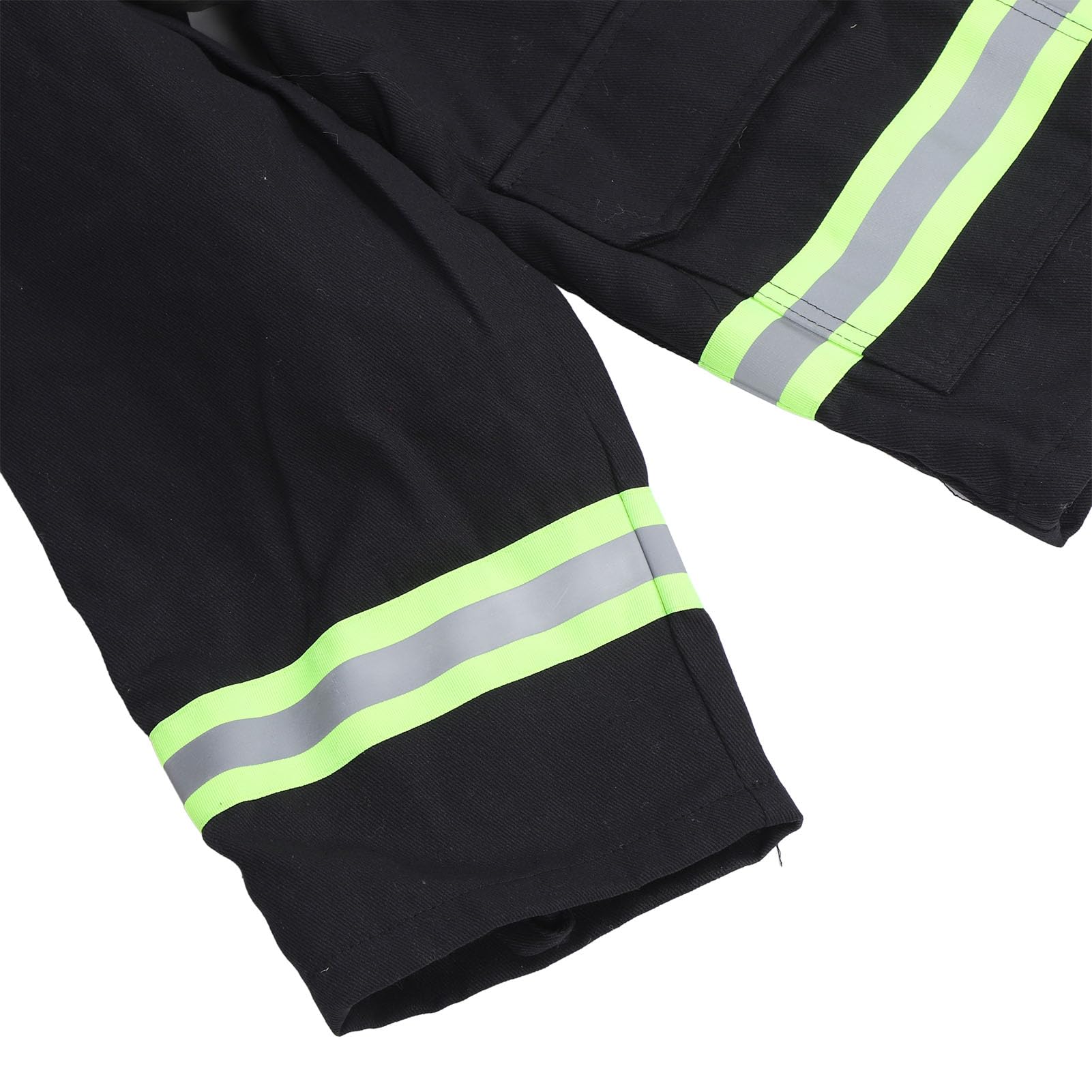Eujgoov Traje de Seguridad Ignífugo Traje de Ropa de Seguridad Nylon de Algodón Ignífugo con Grifos Reflectantes