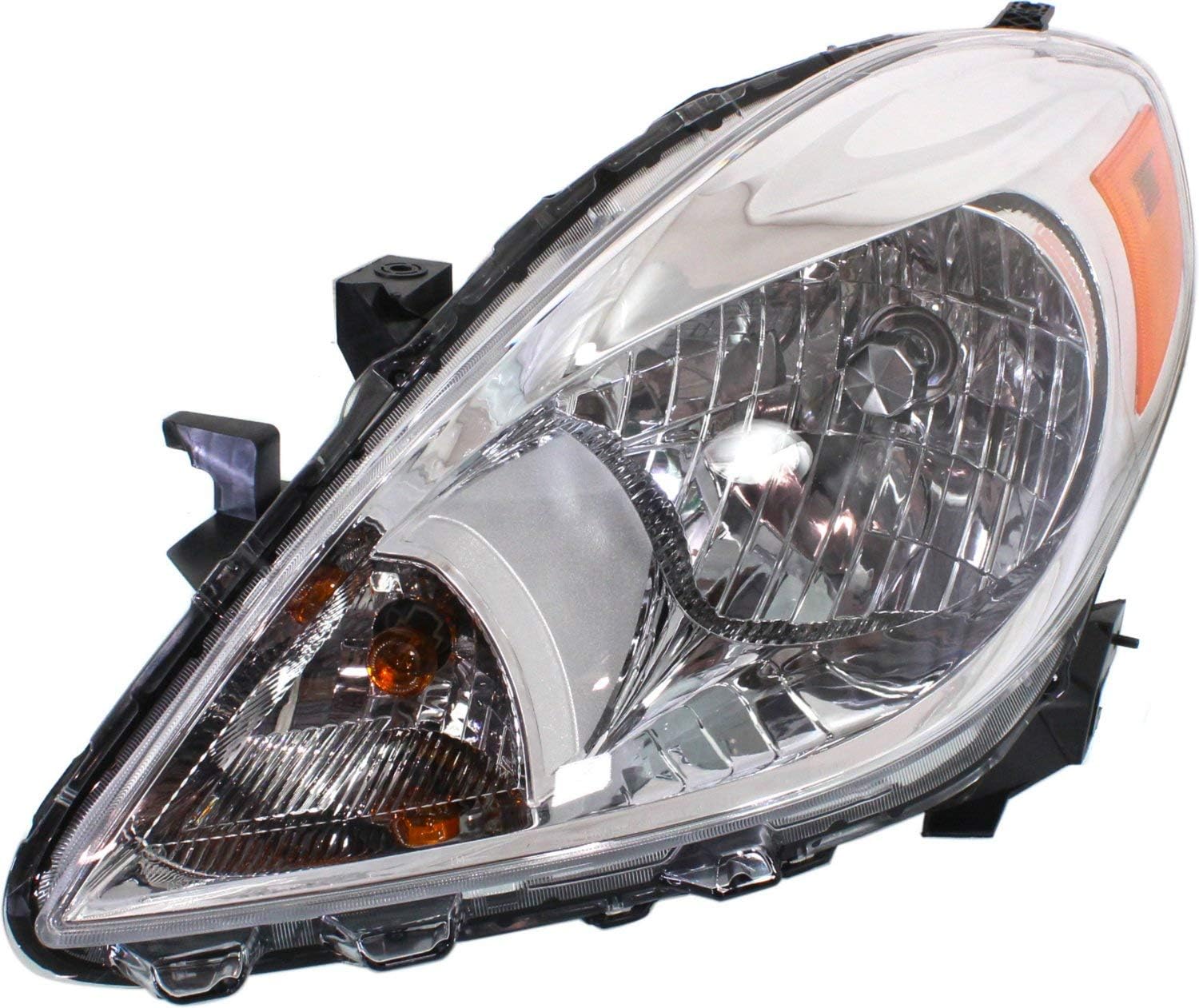 Garage-Pro Headlights Assembly Driver Passenger Side For Nissan Versa 2012-2014 Headlight Halogen With Bulbs, Sedan, Replaces# 260103AN0B 260603AN0B