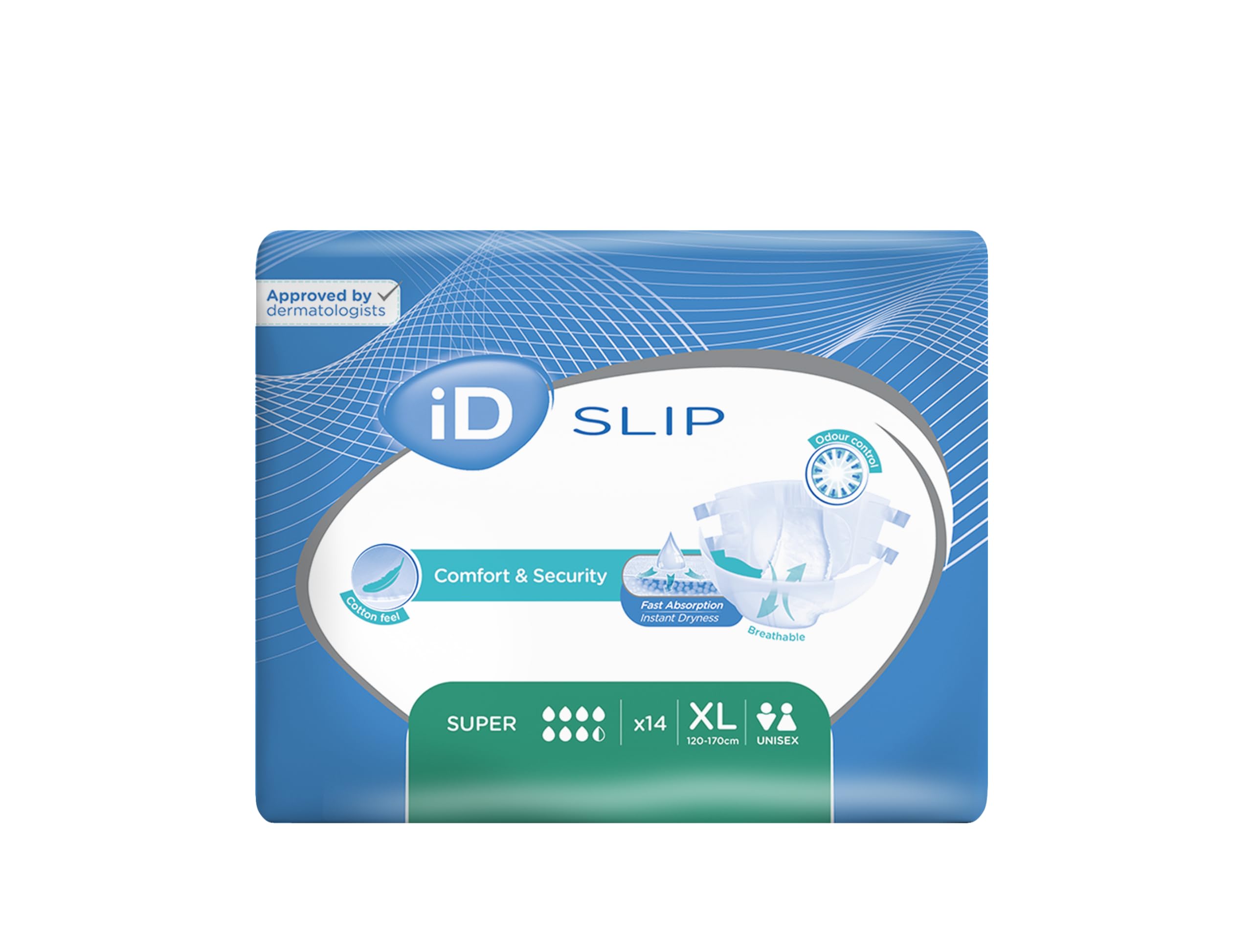 iD Expert Slip Super Extra Large – Caja de 56 pañales tipo braguita