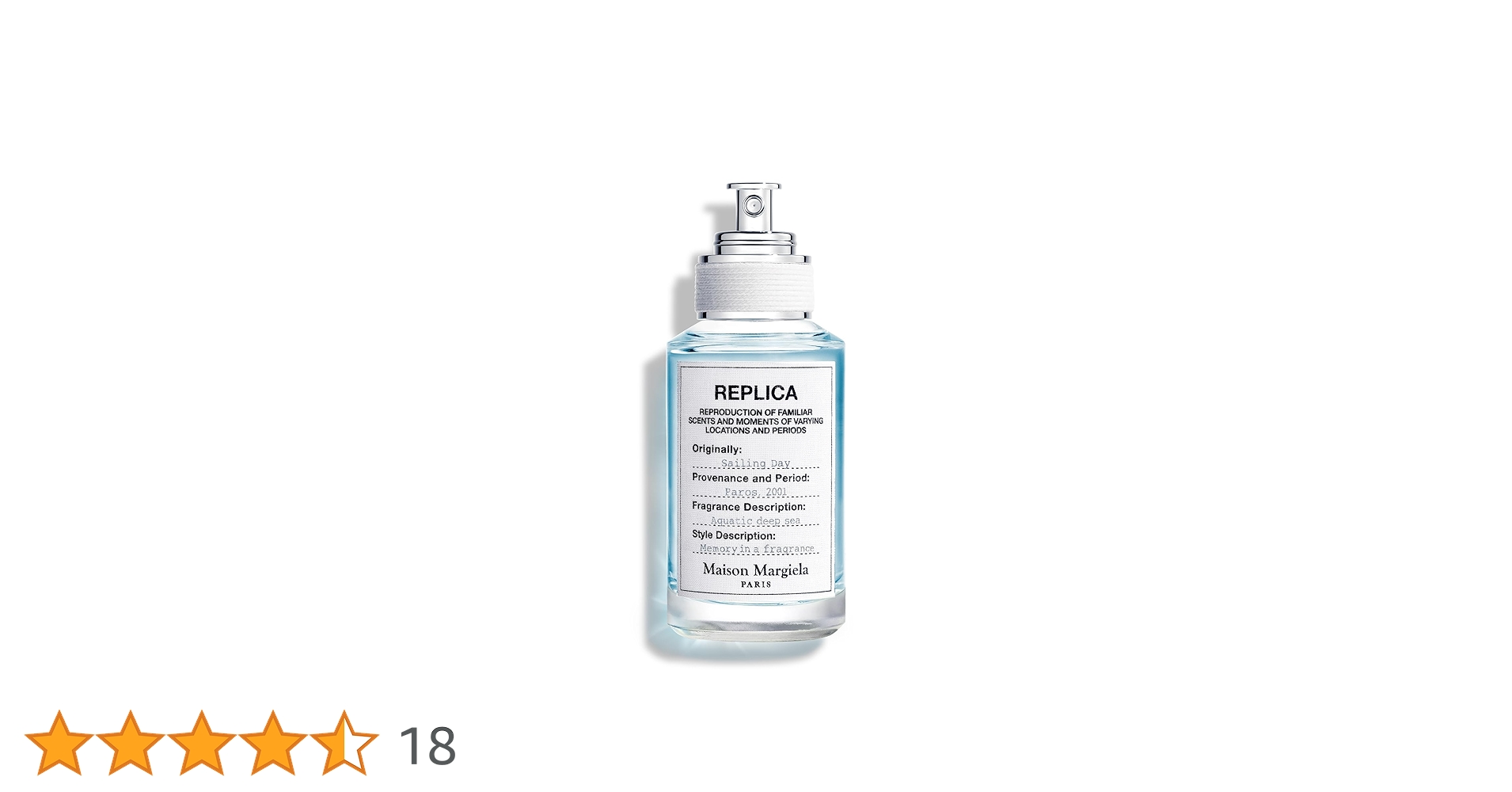 Maison Margiela レプリカ セーリングデイ 30ml 残量80% レプリカ オードトワレ セーリング デイ / Maison Margiela