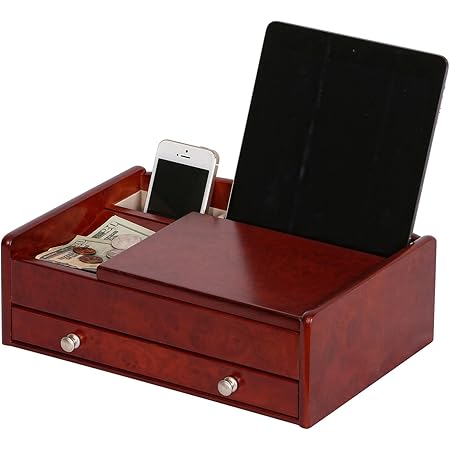 Amazon.com: Mele & Co. Davin Men's Wooden Dresser Top Valet in Dark ...