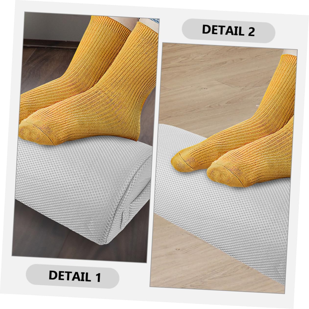 2pcs Office Supplies Home Office Footrest Leg Support Pillow Foot Rest Cushion High Rebound Pillow