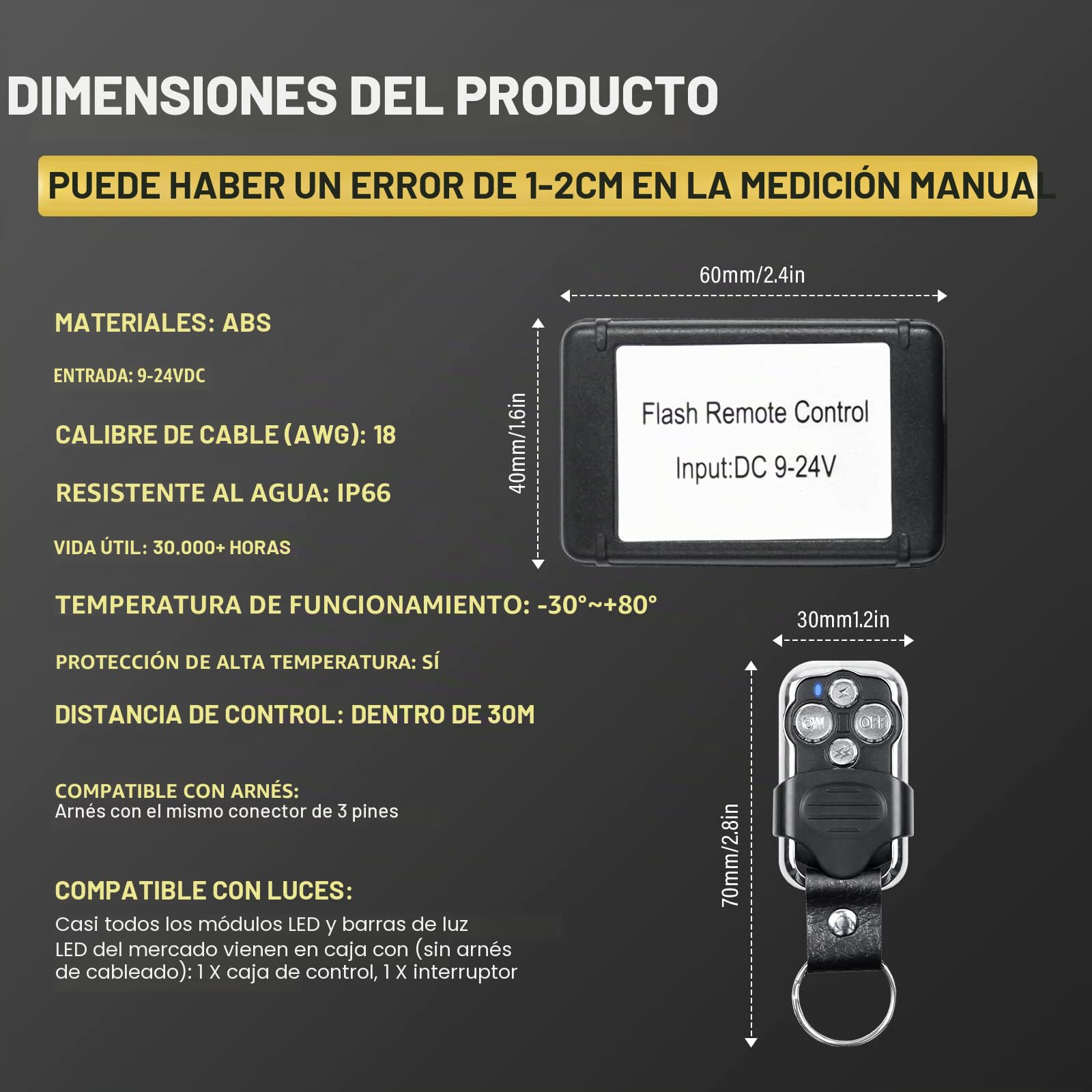 AUXTINGS Curvo 82 cm Barra de luz led, 405W Barras Luminosas led y 12V estroboscópica Kit de cableado para Off Road camión Coche SUV 4x4,Foco Inundación Combinado 6000K lámpara de conducción