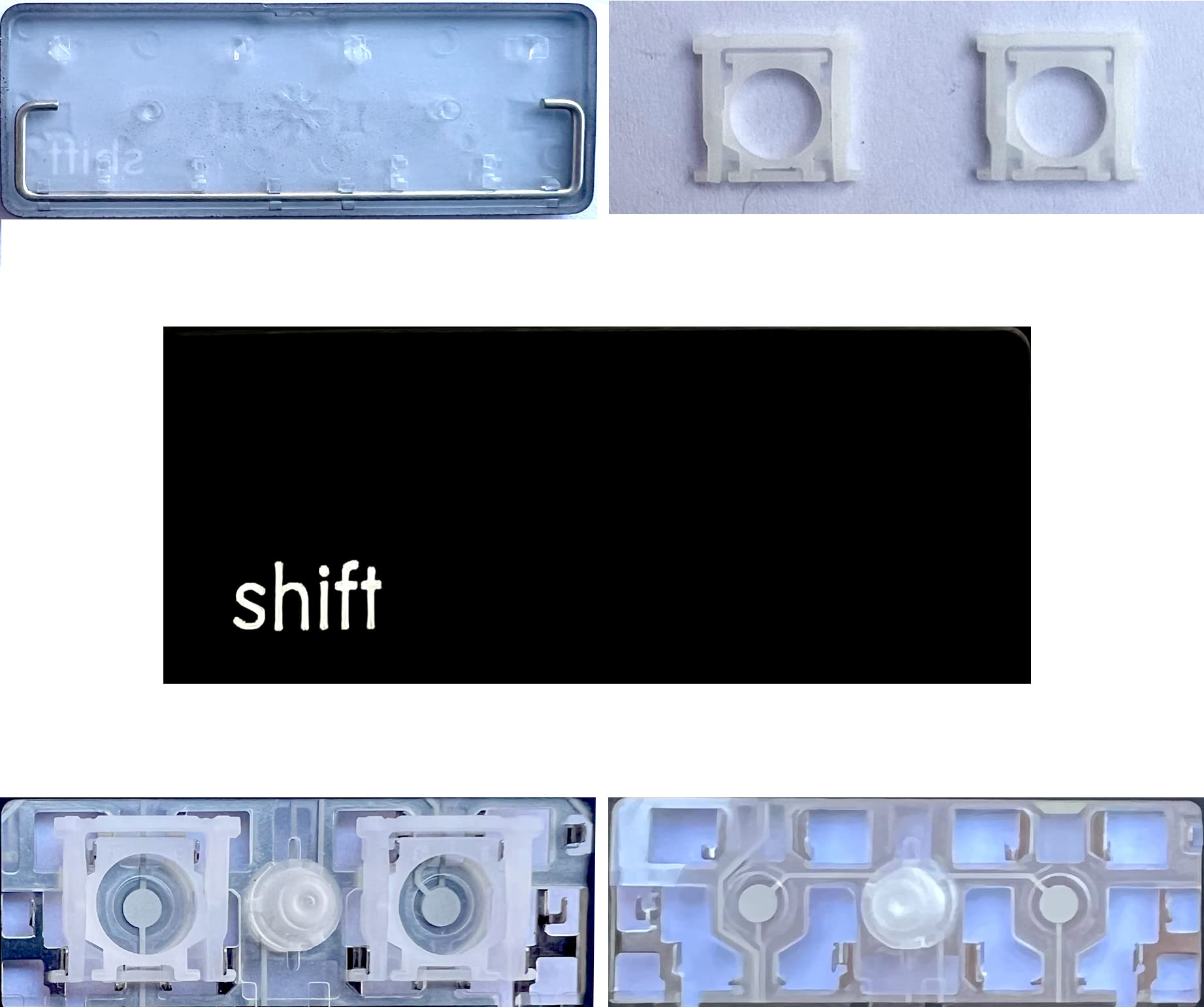 Dolphin.dyl(TM Replacement Individual Key Keyboard for US Retina Display Pro A1425 A1502 A1398 A1466 Replacement Key Keyboard (Old Version, T) - 3