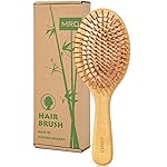 MRD Hair brush, Natural Bamboo Paddle Detangling Hairbrush, Massage Scalp Thick/Thin/Curly/Dry Hair For Women & Men