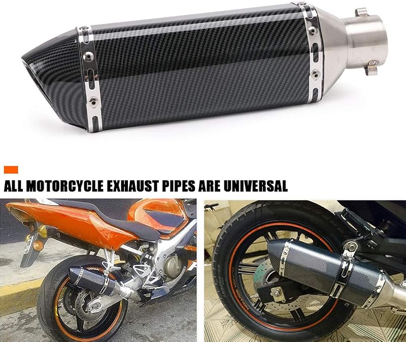 PACEWALKER 38-51mm Motorkerékpár Kipufogó Dob Cserélhető DB Killeres Karbon Stílusú