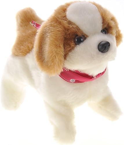 AZ Trading & Import PT03B Lindo cachorro de salto mortino ladra, se sienta, camina y voltea