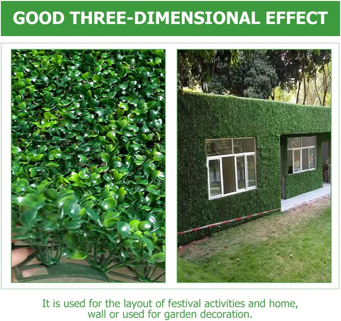 ORFOFE Artificial Grass Wall Fake Grass for Patio and Balcony Decor for Landscaping and Crafts Turf for Garden and Outdoor Use