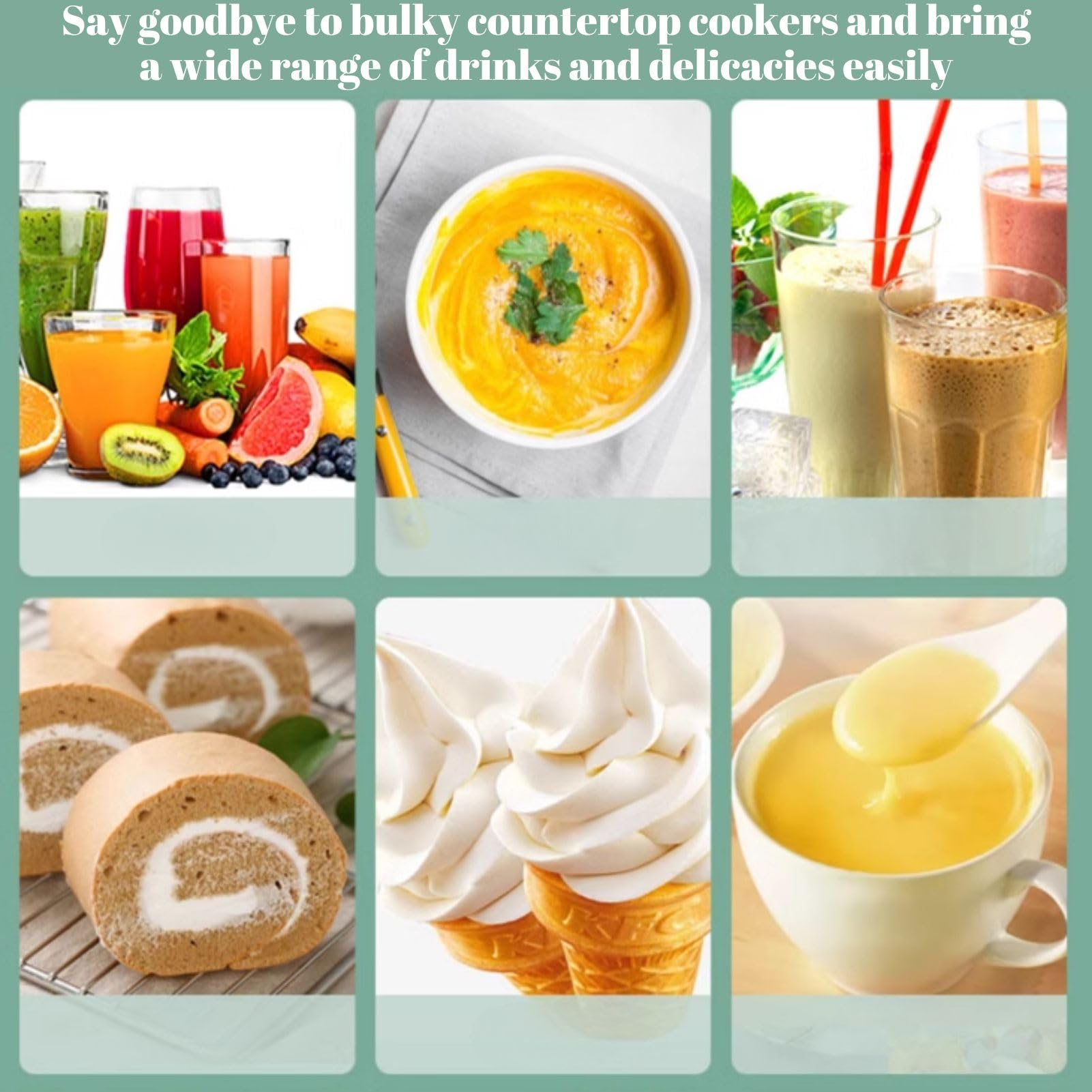 Immersion Blender Handheld, 6 in 1Hand Blender 600W 12 Speed Mode Stainless Steel Hand Mixer with Stirring Stick Stranded Cup Egg Beater Measuring Cup Frother Double Egger