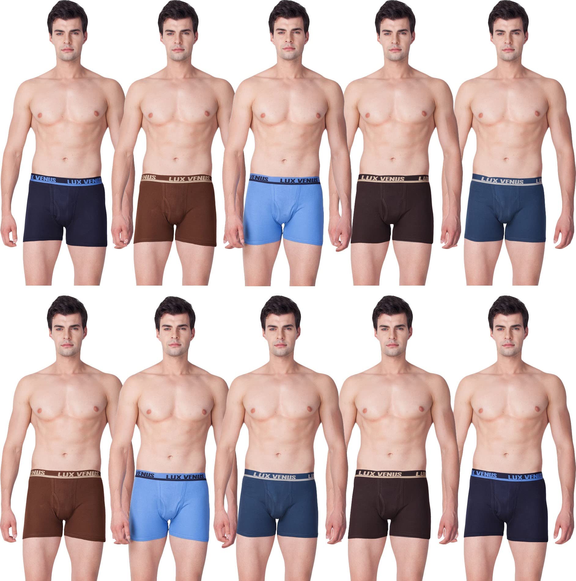 Men's Cotton Solid Trunks-image-41