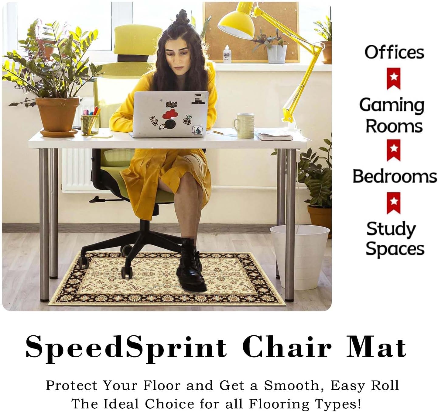 Office Chair Mat for Carpet,Floor Mat for Office Chair on Carpet Floor Mats for Rolling Chairs