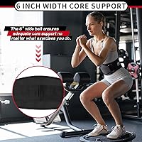 Vista 5 de RitFit Weight Lifting Belt - Great for Squats, Lunges, Deadlift, Thrusters - Men and Women - 6 Inch Black/Camouflage