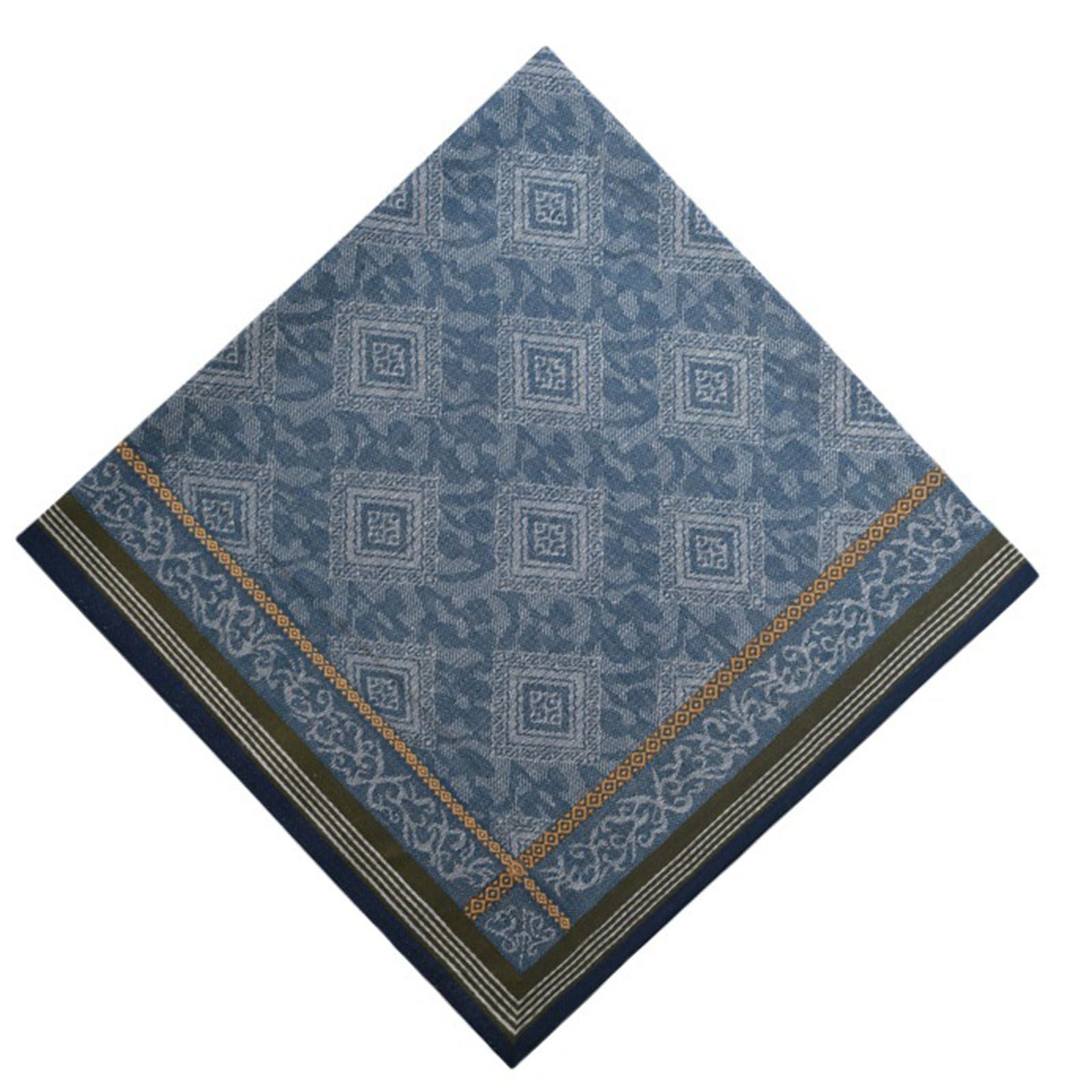 Tsophreniq Luxury Men ' s Handkerchief Cotton Weave High Absorbency Washable Stylish Pocket Square Hankie Everyday Essential Men ' s Cotton Pocket Square