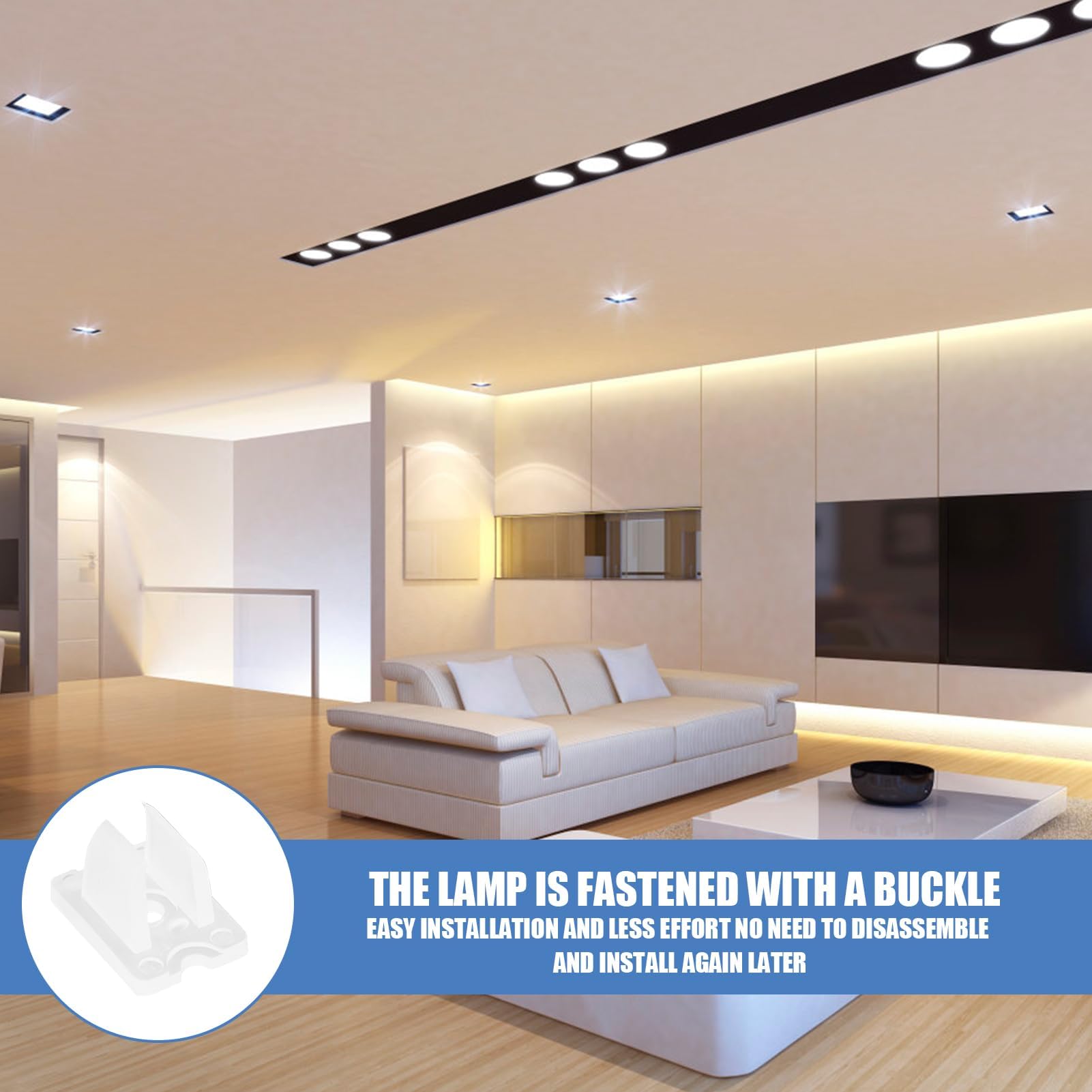 30 stuks waterdichte led-lichtstripclips, ledstrip, houder, bevestigingsklemmen, geschikt voor 5 mm tot 6 mm siliconen waterdichte ledlichtstrip, doorschijnend