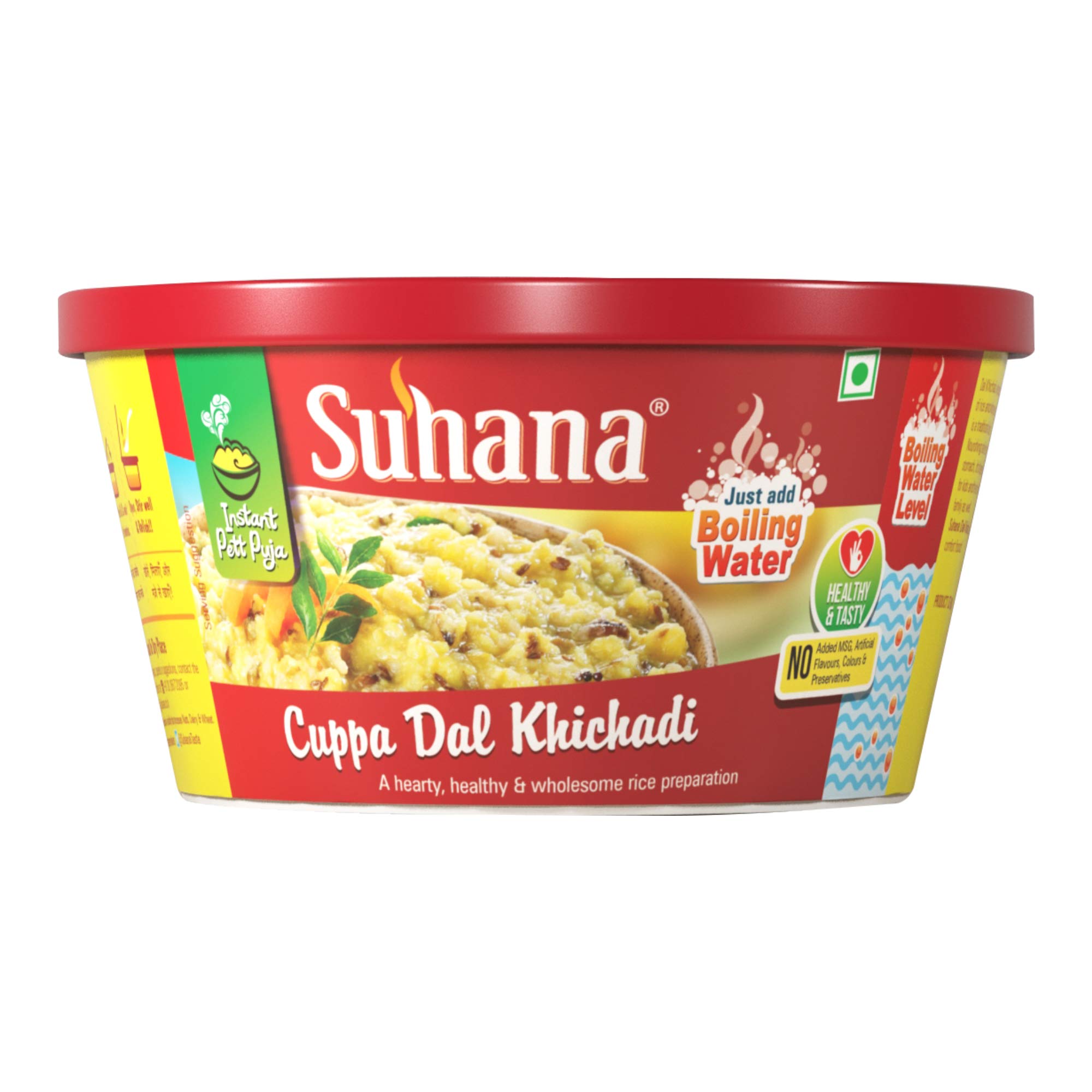Suhana Cuppa Dal Khichadi Ready to Eat Instant Breakfast/Ready Meal-image-23