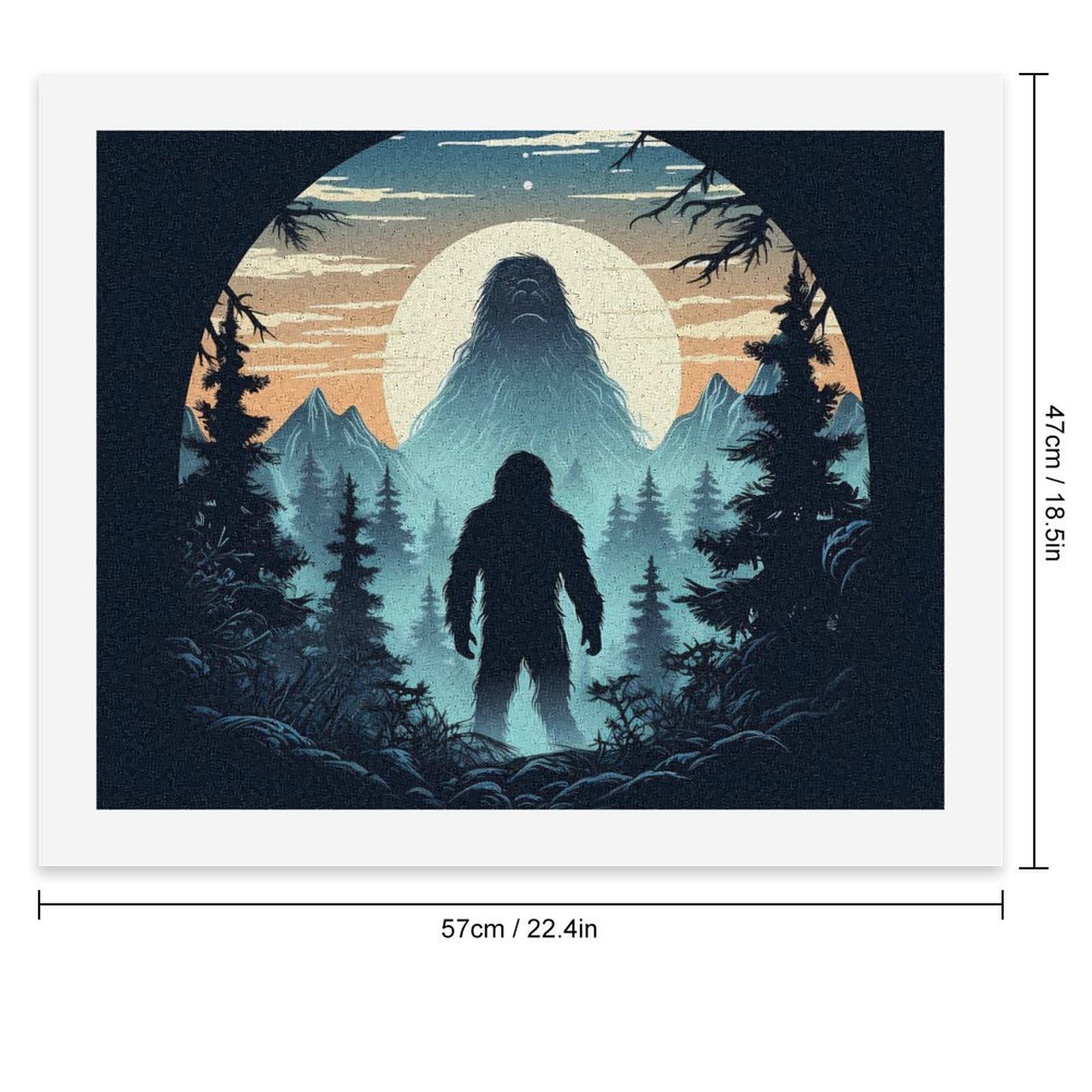 Amazon.com: Sasquatch Bigfoot Paint by Numbers Kit for Adults Art