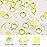 Novani 3000 Pieces Flatback Rhinestones Glass Round Gems F-Lt.Yellow Crystals for Nail Art DIY Crafts Clothes Shoes,SS6,1.9-2.0mm