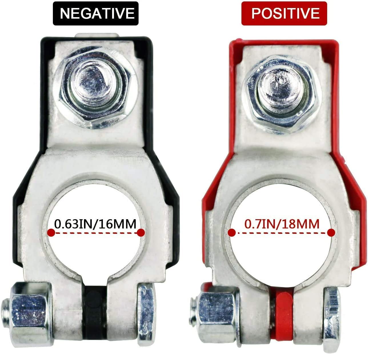 2 Pz 12 V Terminali Batteria Connettori Morsetti Per Il Tempo - Foto 7