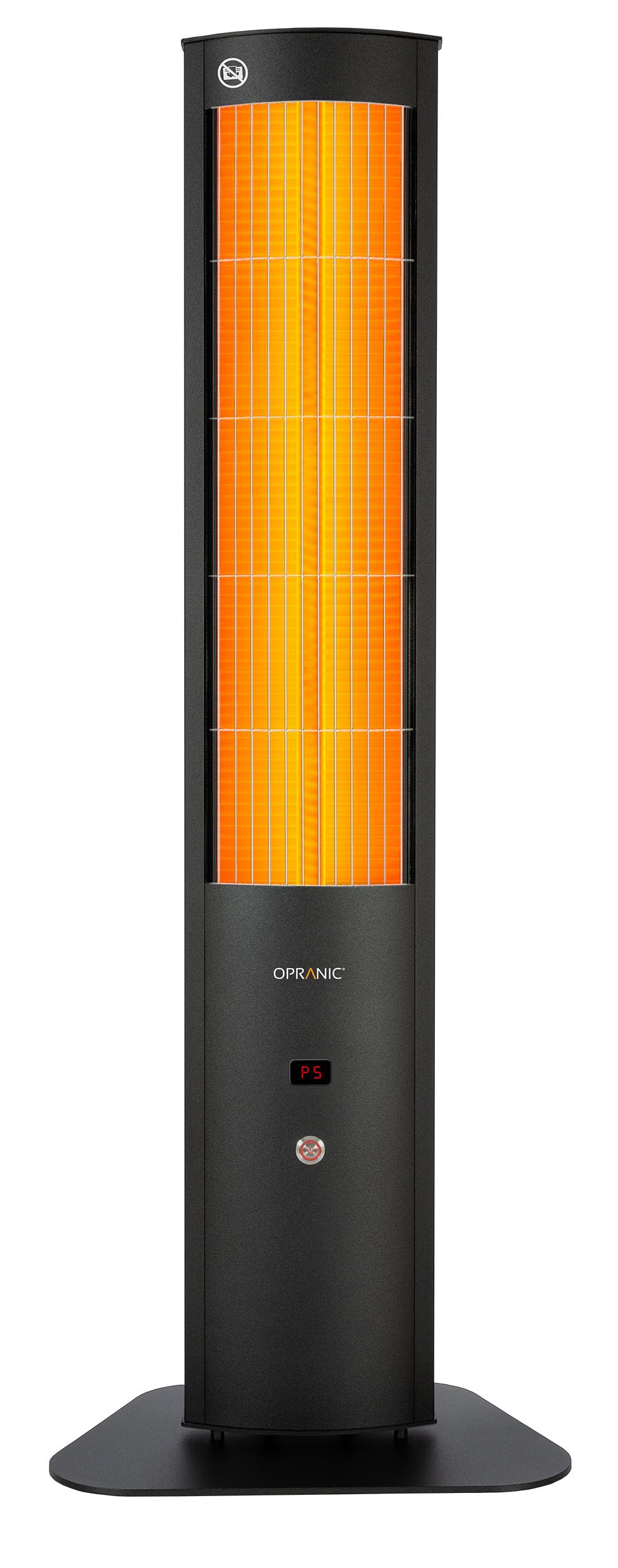 THOR S70 Infrarot Heizstrahler Terrasse mit Standfuß, 2300 W Standheizstrahler IP65, 5 Stufen, Timer & Fernbedienung, Terrassenheizer (Tiefschwarz mit Haube, 2300 Watt)