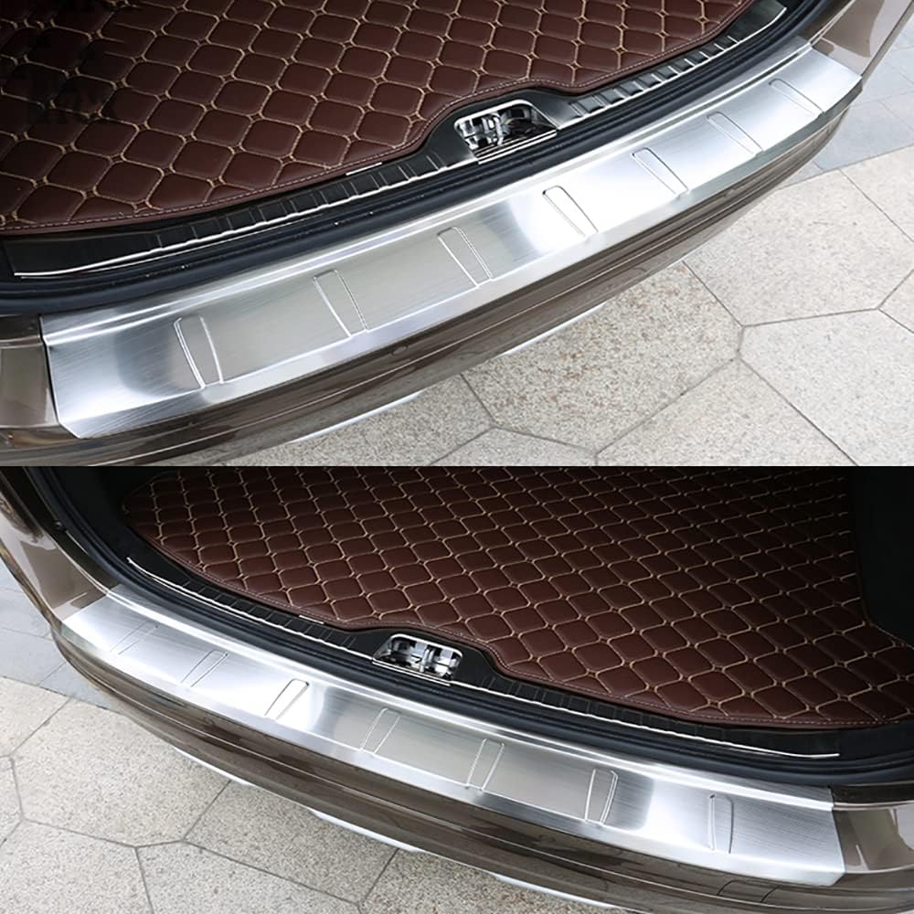 Protector De Fibra De Carbono Para Parachoques Trasero – Para Volvo XC60 (Alféizar Maletero, Antiarañazos)