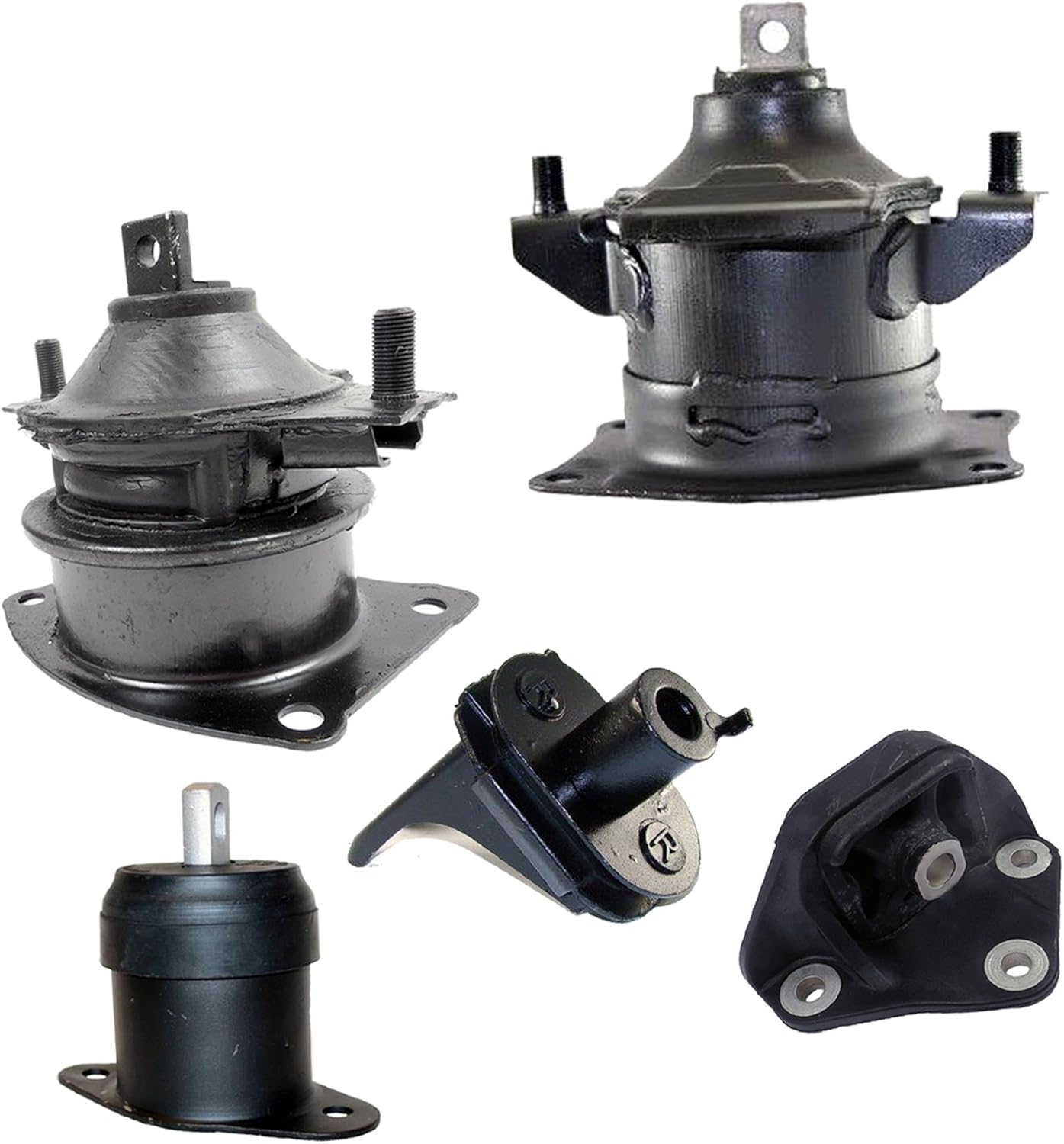 Compatible with 07-08 Acura TL 3.2L 3.5L FWD Automatic Engine Motor and Transmission Mount 4526 4591 4566 4599 62037 Set 07 08
